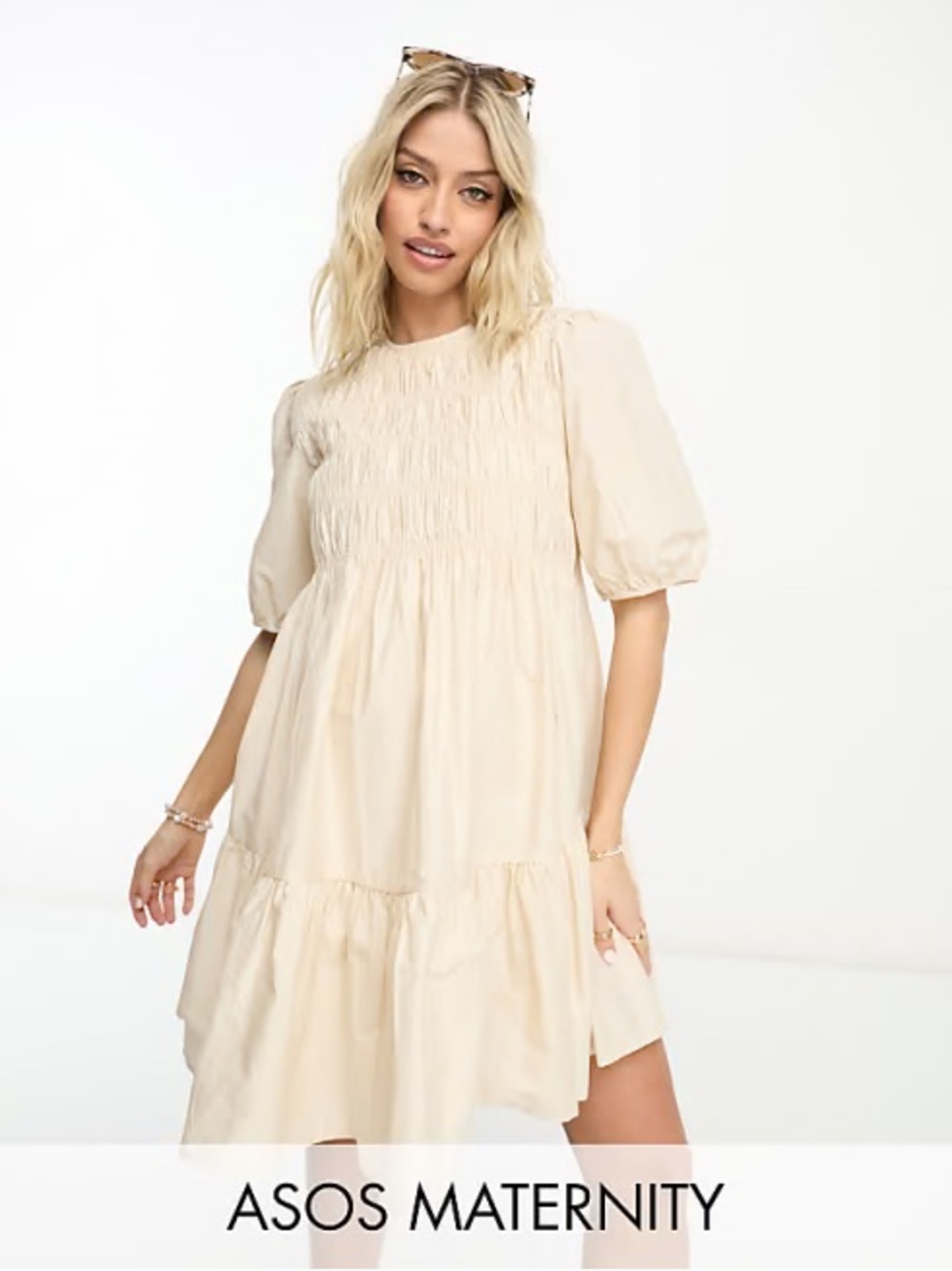 ASOS DESIGN Maternity Cotton Smock Dress